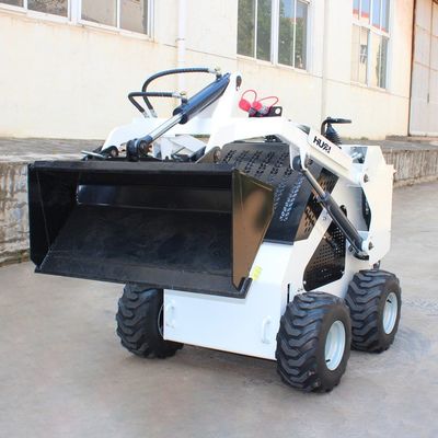 Versatile caricatore a rotaia per la rimozione della neve e lo spazzolino