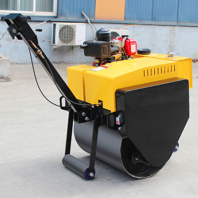 Costruzione stradale Roller vibratore da 0,5 tonnellate con sistema di azionamento idraulico