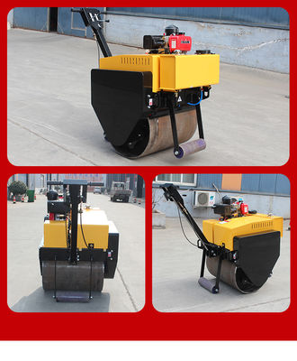 Costruzione stradale Roller vibratore da 0,5 tonnellate con sistema di azionamento idraulico