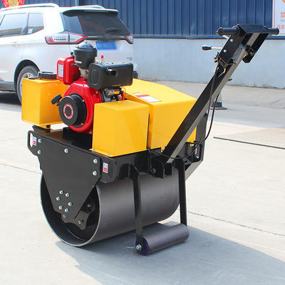 Costruzione stradale Roller vibratore da 0,5 tonnellate con sistema di azionamento idraulico