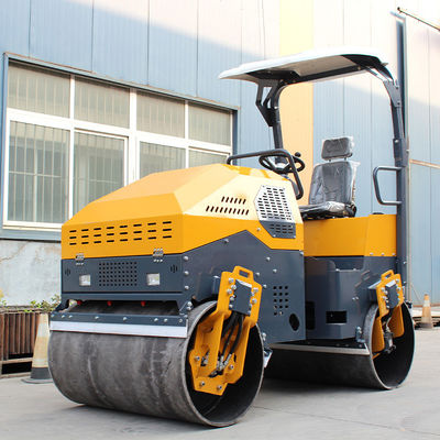 Con trasmissione idraulica completa HQ-YL1200 3 tonnellate di rullo vibratore di compattazione del rullo stradale