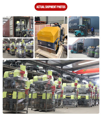 Pompa idraulica Huade da 0,7 tonnellate Mini Road Roller HQ-YL700Z per le vostre esigenze di costruzione