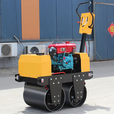 0.5 Tonnes Walk Behind Double Drum Vibratory Roller Road Roller con punto di vendita unico