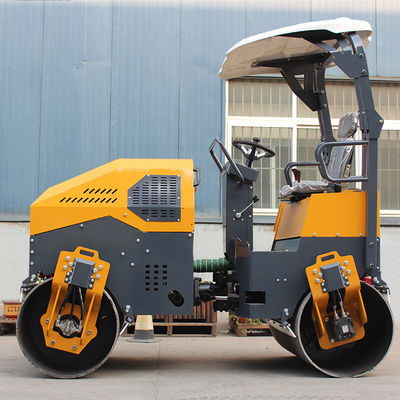 700 mm di diametro del tamburo HQ-YL1200 3 tonnellate mini rulli di asfalto per la riparazione della superficie stradale