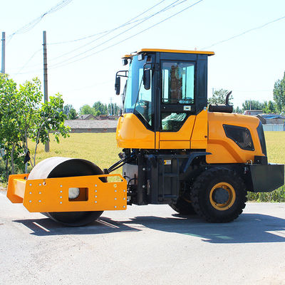 HQ-YL4000 4 tonnellate Asphalt Road Roller Compactor Machine con vibrazione idraulica di 80KN