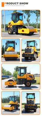 HQ-YL4000 4 tonnellate Asphalt Road Roller Compactor Machine con vibrazione idraulica di 80KN
