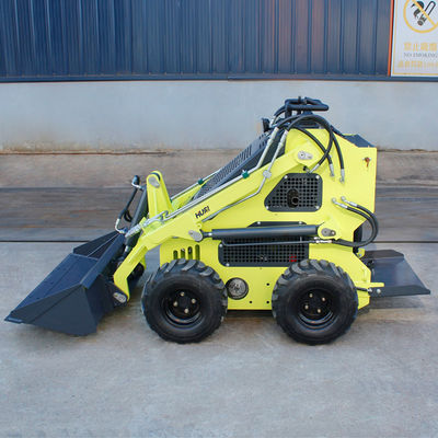 Requisito del cliente Skid Steer Loader Collocate secchi e forchette per momento di carico elevato