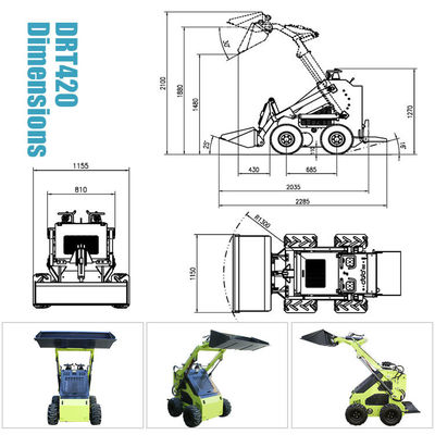 Motore Briggs Stratton motore multifunzionale per ruote e piste