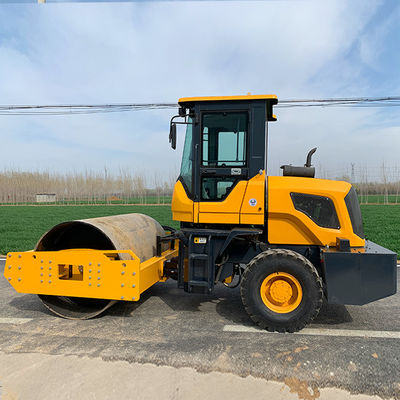 Double Drum Ride-On Road Roller con motore YUNNEI di 1100 mm di diametro e prezzi accessibili