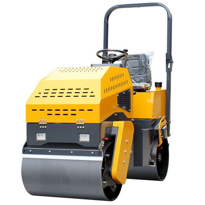 Doppio tamburo 3000kg Roller completamente idraulico La macchina ideale per la costruzione vibratoria