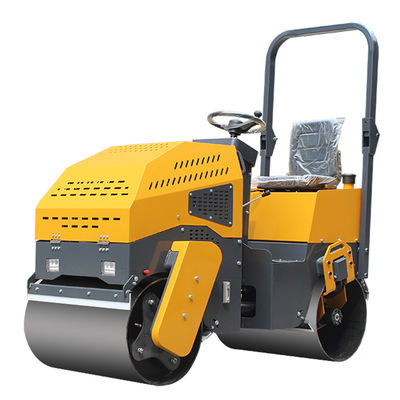 Doppio tamburo 3000kg Roller completamente idraulico La macchina ideale per la costruzione vibratoria