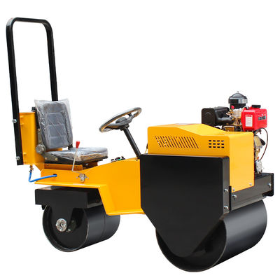 Roller vibratore da 0,6 tonnellate Mini a doppio tamburo con motore CF178/R180