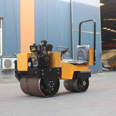 Roller vibratore da 0,6 tonnellate Mini a doppio tamburo con motore CF178/R180