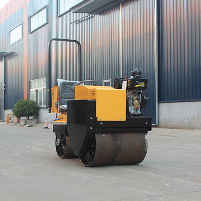 Roller vibratore da 0,6 tonnellate Mini a doppio tamburo con motore CF178/R180