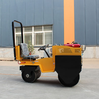 Roller vibratore da 0,6 tonnellate Mini a doppio tamburo con motore CF178/R180
