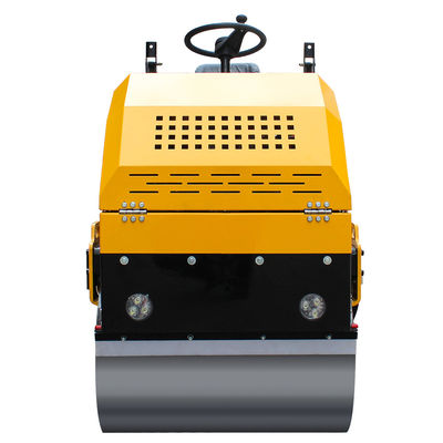 18.6 kW Gasolina Vibratore idraulico in tandem Compattatore di asfalto Roller stradale da 1 a 5 tonnellate