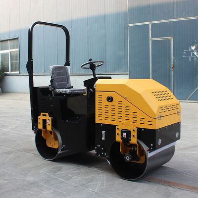 Piccolo Mini Compactor Roller a doppio tamburo con capacità di serbatoio d'acqua di 55L