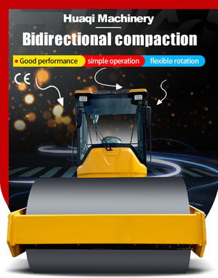 Compattatore di terra in acciaio a rulli da 8 tonnellate per strade vibranti con competitività 1
