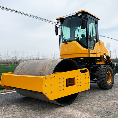CHANGCHAI 6 tonnellate di rullo stradale vibratore a propulsione automatica a velocità variabile continua
