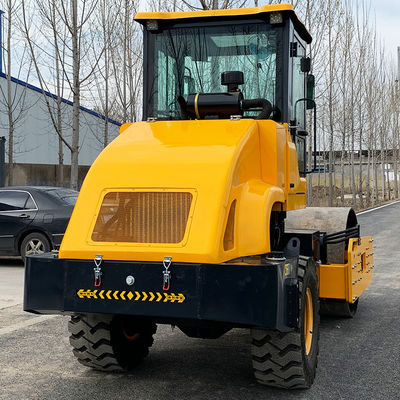 CHANGCHAI 6 tonnellate di rullo stradale vibratore a propulsione automatica a velocità variabile continua