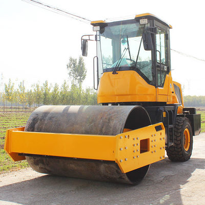 5 tonnellate di doppio tamburo a rullo con valvola idraulica Kawasaki e forza di eccitazione di 100KN