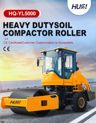 4450*1680*2750mm Mini Road Roller Compactor con controllo idraulico Certificato ISO
