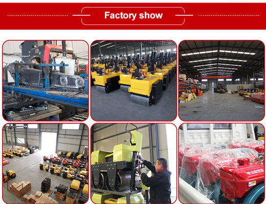 4450*1680*2750mm Mini Road Roller Compactor con controllo idraulico Certificato ISO