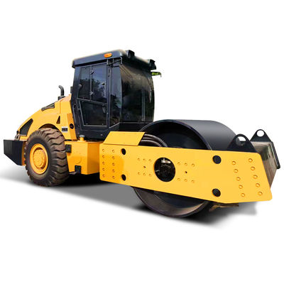 Sistema completamente idraulico Doppio tamburo singolo Vibrazione Road Roller Ride per la compattazione della strada