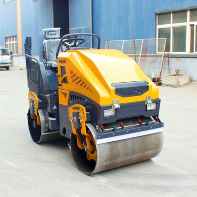 Compattatore a rullo a doppio tamburo da 1t 2t 3t 4t 6t 8t 10t con valvola idraulica HYDAC