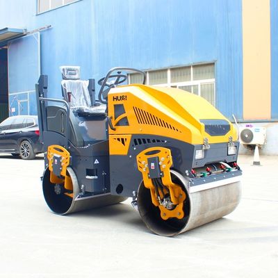 Compattatore a rullo a doppio tamburo da 1t 2t 3t 4t 6t 8t 10t con valvola idraulica HYDAC