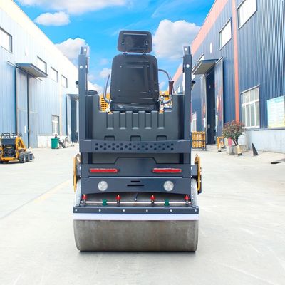 1 tonnellata 2T 3T Double Drum Mini Road Roller Compactor in India Frequenza di eccitazione 70Hz