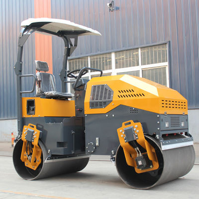 Doppia vibrazione Vibrazione idraulica 70 Hz Roller stradale per e compattazione asfalto liscio
