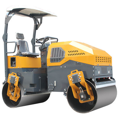 28.5 KW Compattatore per rulli stradali vibranti Doppia vibrazione 3 tonnellate rulli di asfalto