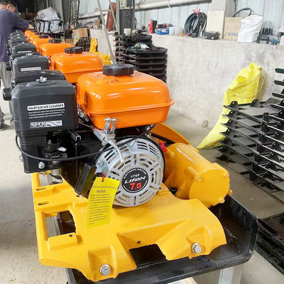 5.5-6.5 HP Compattatore portatile a piastra per motori a benzina/motori diesel per lavori di costruzione