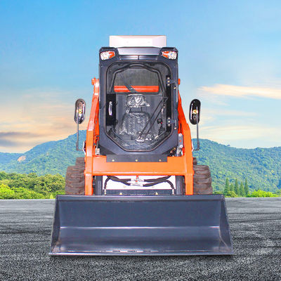Super Power Electric Mini Skid Steer Loader Compatto Skid Steer Loader Front Mini Loader